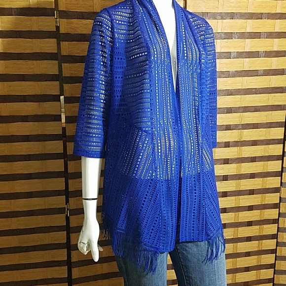 Chico's fringe jacket - Picture 6 of 8